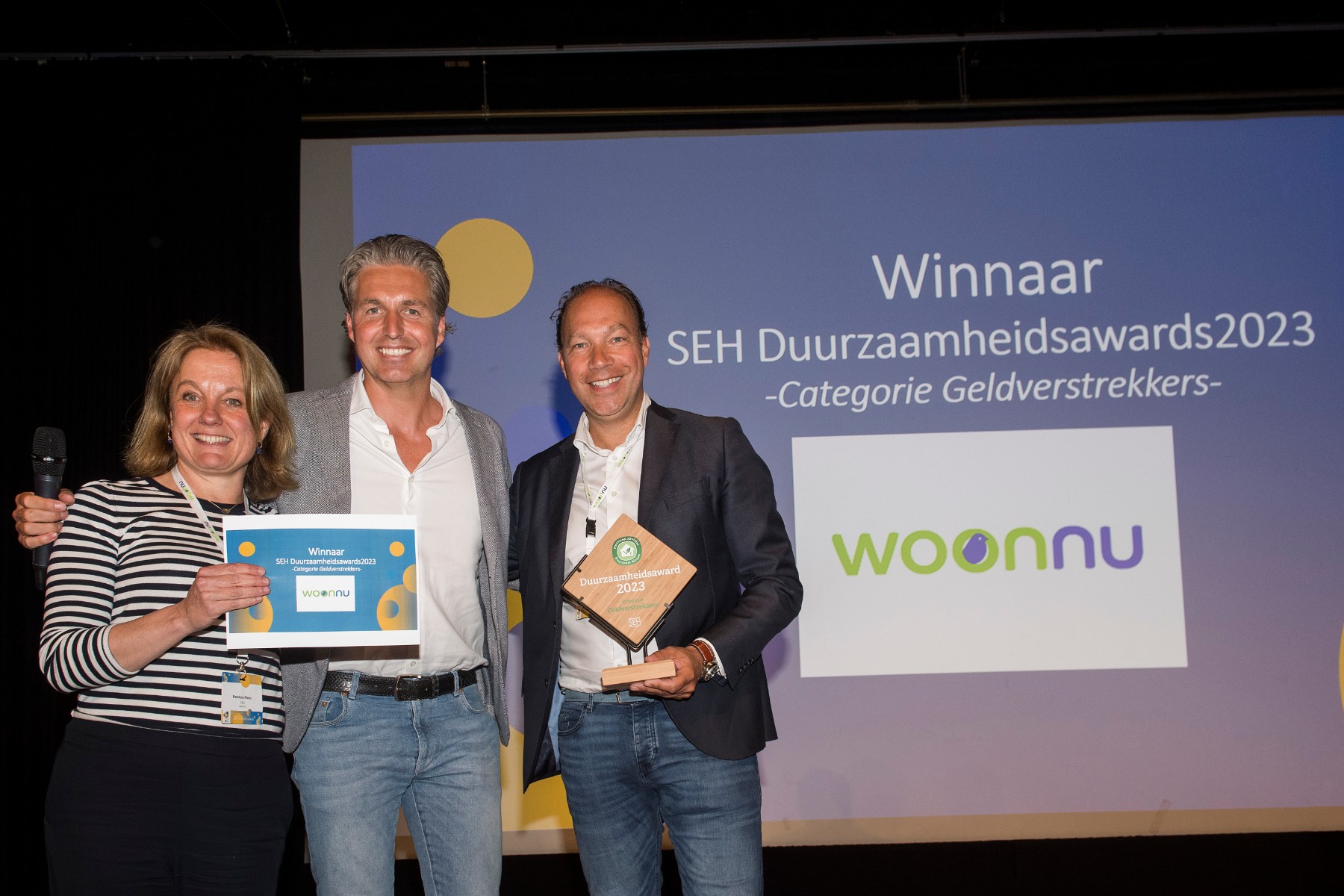 Laponder Voortman en Woonnu winnen SEH Duurzaamheidsaward 2023